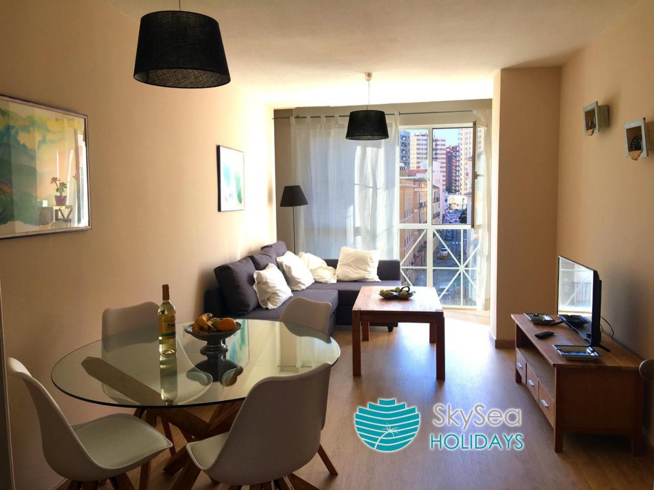 Ferienwohnung Skysea Holidays Malaga Alameda Exterior foto